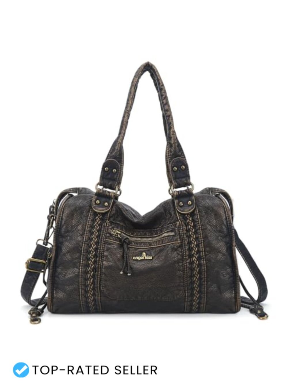 Vegan Leather Hobo Satchel Handbags Women Large Tote Purse Shoulder Bag